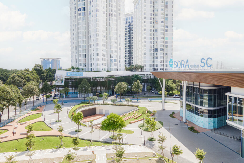 SORA gardens I liền kề trung tâm mua sắm SORA gardens SC 